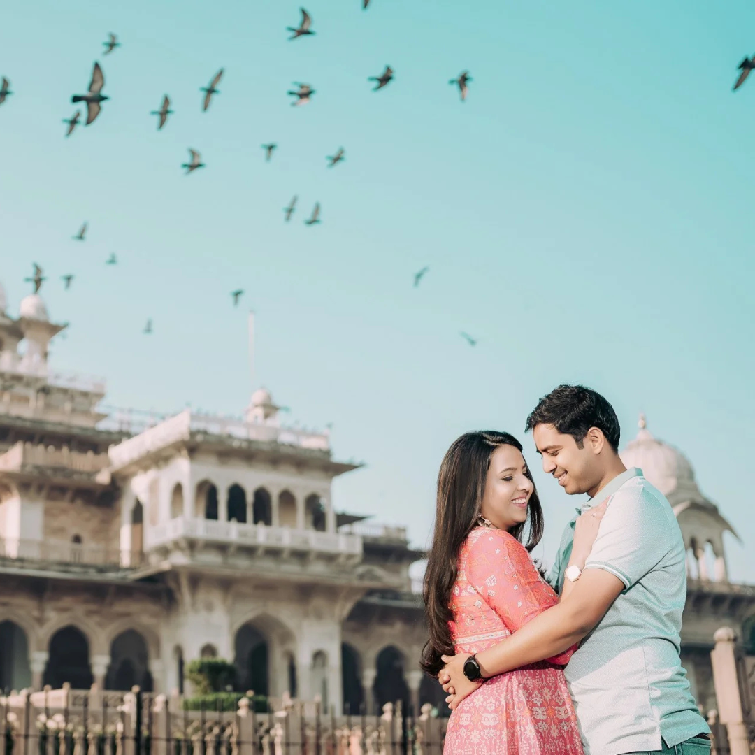 Romantic pre-wedding couple photoshoot by Goyal’s Studio