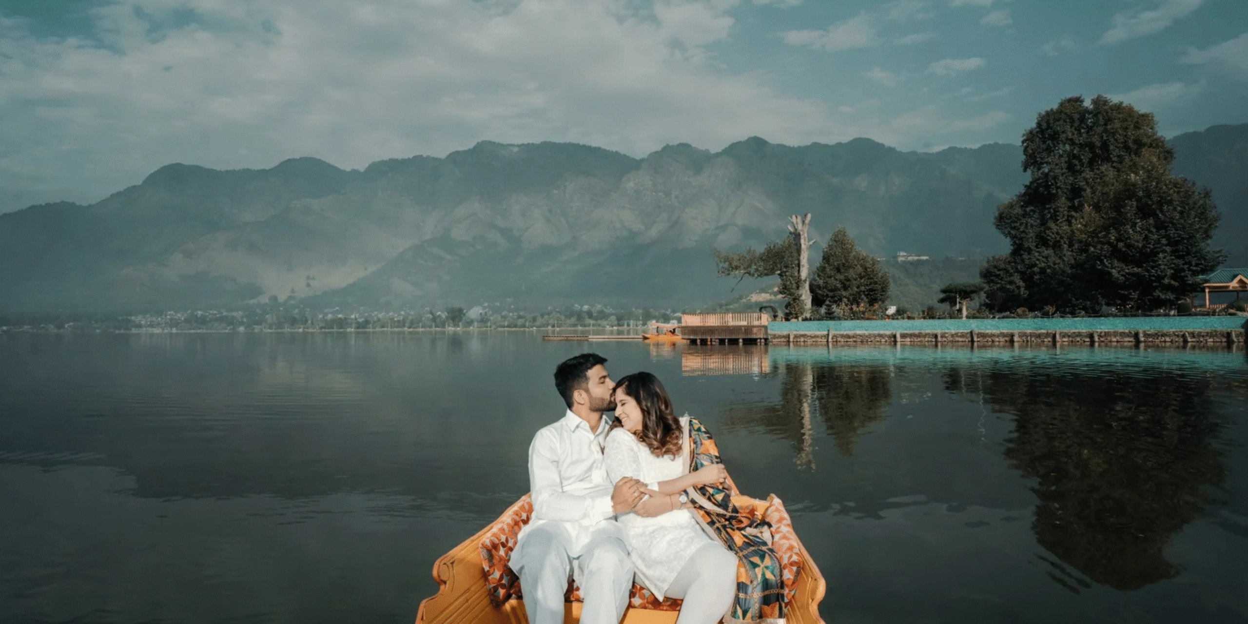 Beautiful pre-wedding couple moment captured perfectly