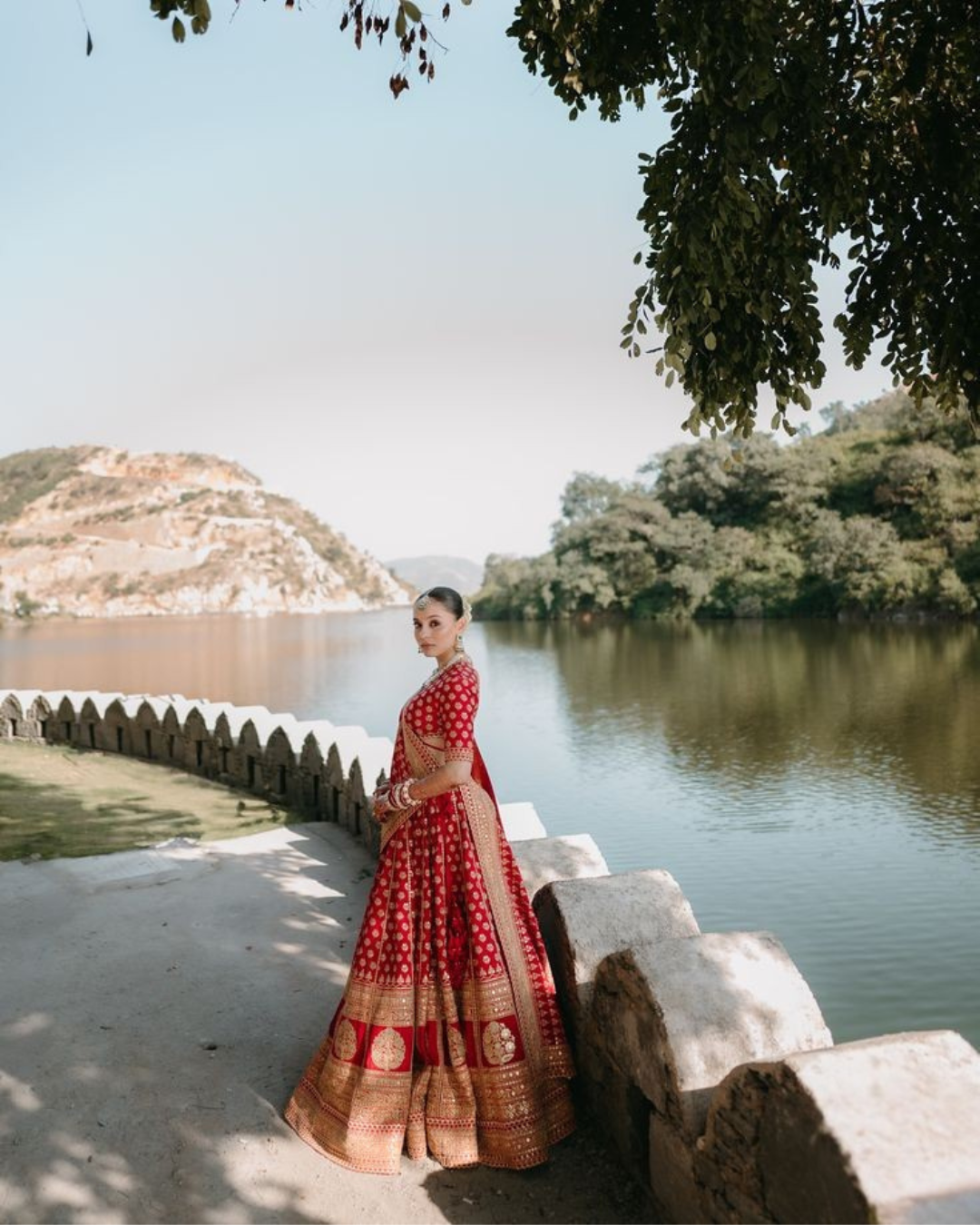 Bride close up portrait shot